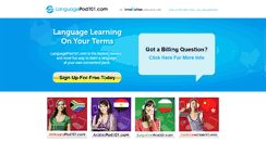Desktop Screenshot of languagepod101.com